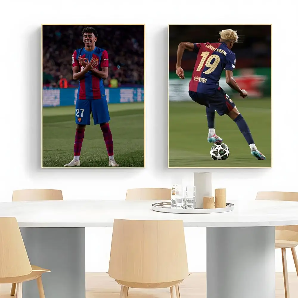 football talent Lamine Yamal Poster Wall Art Print Decorative Mural Home Decor Gift Unframed