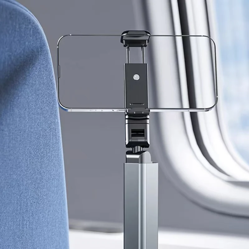 

Portable Travel Plane Phone Holder For Recording Desk Foldable Mount Airplane Train Seat Car Selfie Bracket Phone Holding Stand