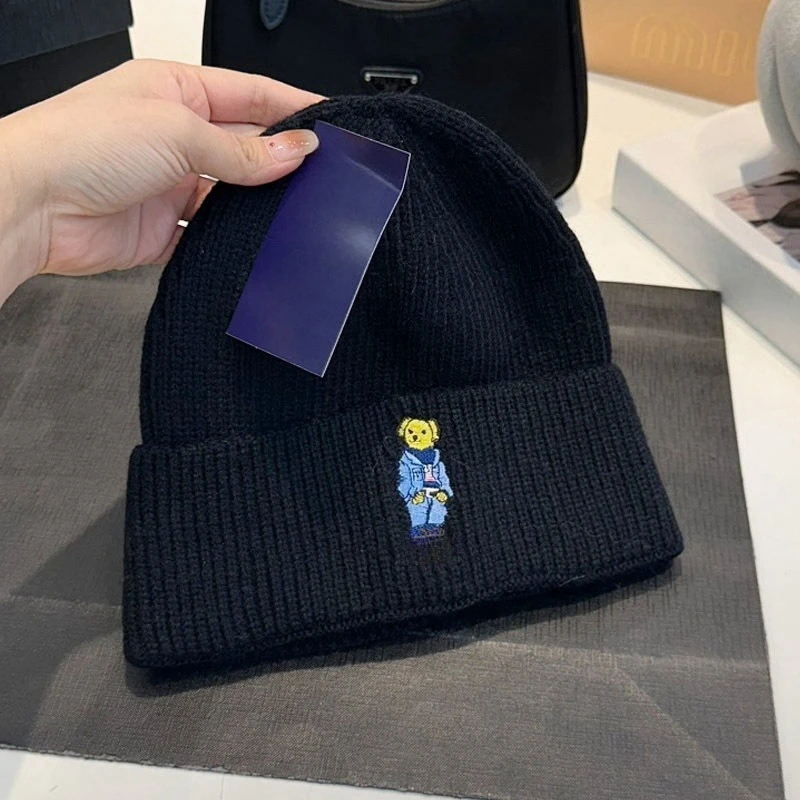Unisex Winter Knit Hat Thickened Warm Knit Hat Casual and Fashionable Design Ideal for Fall and Winter Outdoor Cold Weather