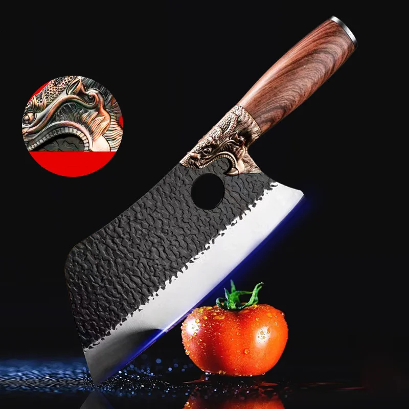 

Kitchen Knife High Carbon Steel Household Slicing Knife Chef Knife Professional Meat Cleaver Sharp Butcher Knife Chopping Knife