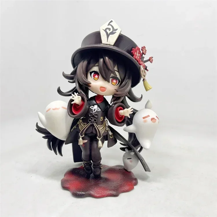 

17cm Genshin Impact Anime Game Hu Tao Ganyu Figure Gk Kawaii Beautiful Girl Statue Pvc Action Figurine Collection