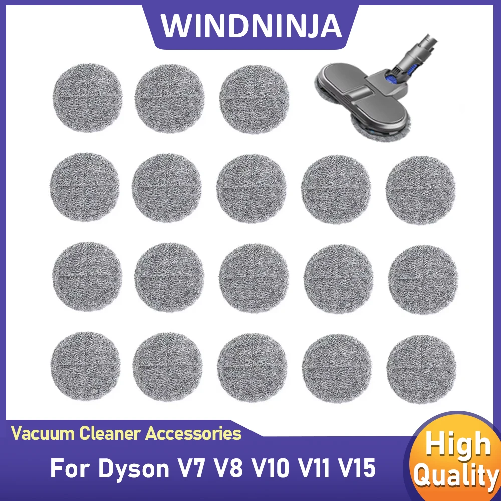 Mopp Tuch Teile Für Dyson V7 V8 V10 V11 V15 Staubsauger Elektrische Mopp Pinsel Kopf Nass Trocken Wischen Pad Ersatz Reiniger Teile
