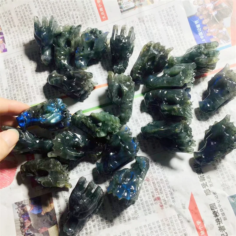 

1 шт., Камень дракона из Лабрадорита, 2 дюйма