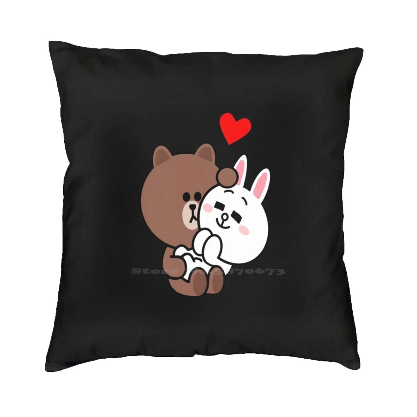

Brown And Cony Love T-Shirt Cotton Tshirt Brown And Cony Brown Bear And Cony Bear And Bunny Bear And Rabbit Teddy Bear Lovers