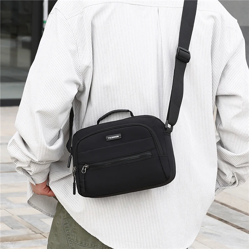 Men Crossbody Bag Big Capacity Commuter Style Single Shoulder Bag Fashion Leisure Men Crossbody Bags