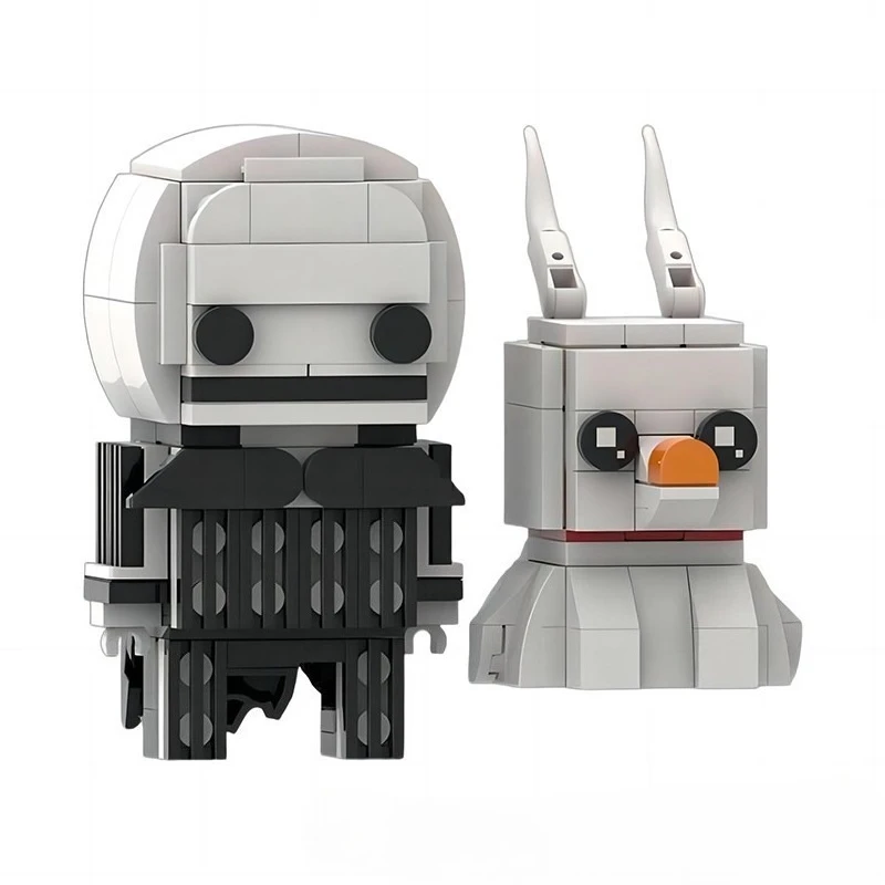 MOC Classic Creative Series Compatible with Christmas Eve Horror Movie Character Mosaic Building Block Educational Bricks Toys