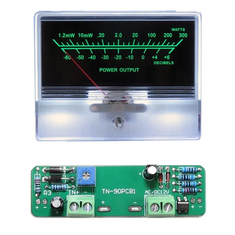 VU meter head power amplifier level meter rear stage tube machine DB sound pressure strap backlight pointer power amplifier head