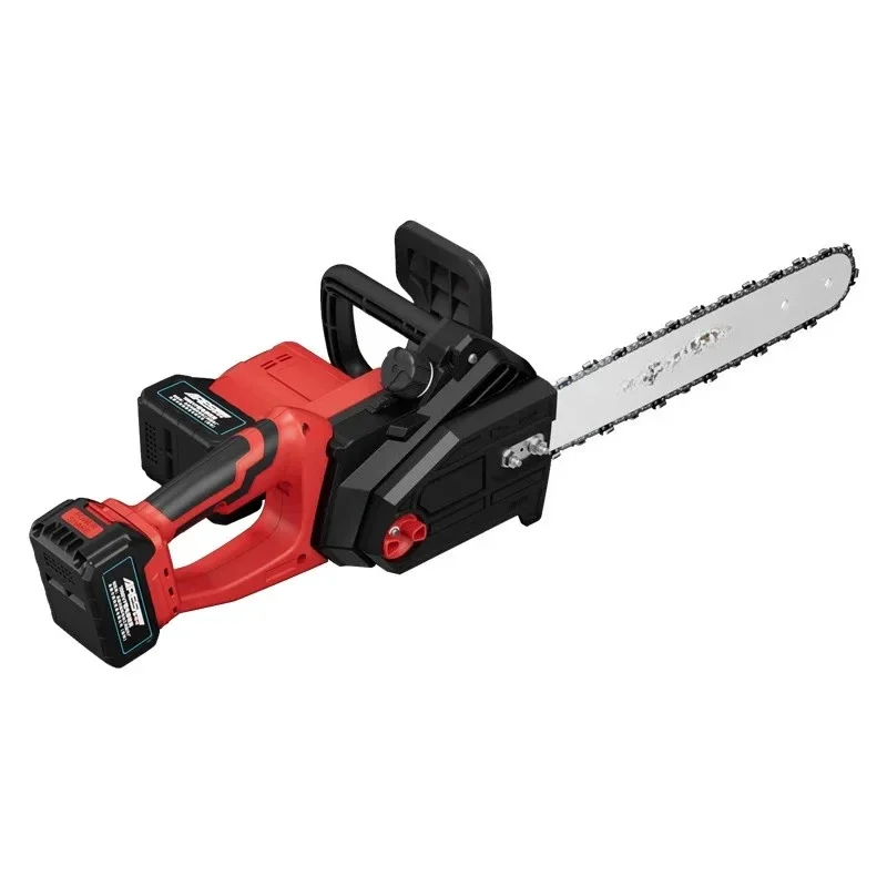 Premium 16 Inch Lithium Battery Chain Saw Portable Chainsaw Household Large Logging Saw Tree Cutting Outdoor Electric Logging Ma