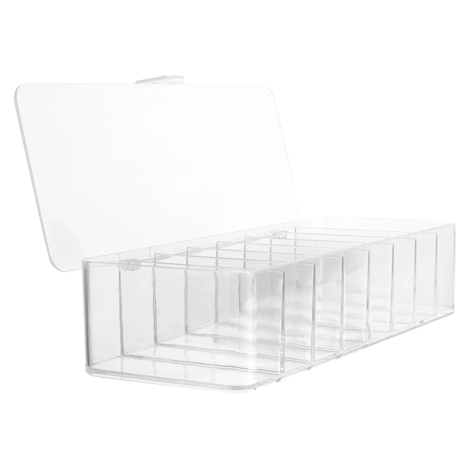 

1pc Cable Management Box Cord Organizer Dust-proof Travel Desk Storage Acrylic Material Long Service Life Easy Use Quick