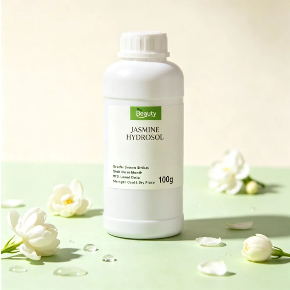 Organic Jasmine Hydrosol Jasmine Floral Water Cosmetic Grade Skin Care Raw Material Bulk Supply