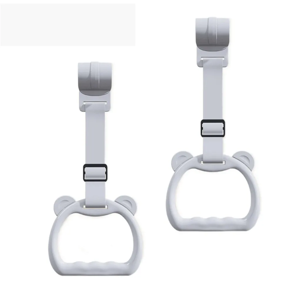 

Stroller Ring Baby Pull Ring Plastic Bed Accessories Baby Crib Hooks Solid Color Hanging Ring Standing Assistance Ring