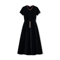 Brown cords maxi