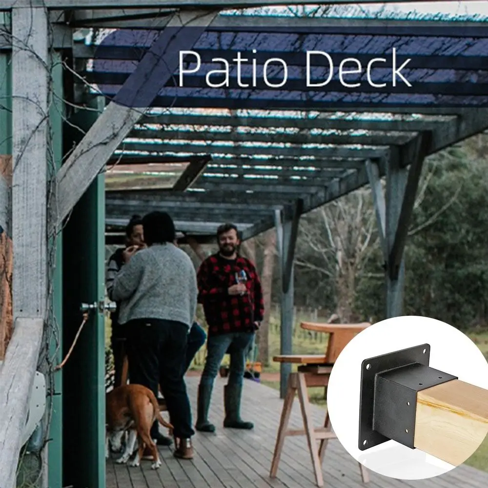 

Нержавеющие металлические кронштейны, долговечность, сверхмощное деревянное основание стойки, черные перила на палубе, установка, оборудование для павильона