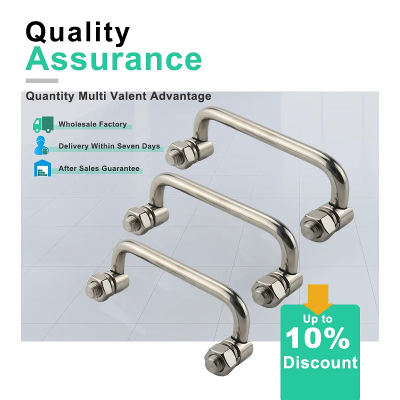 

90 Degree Folding Activity 304 Stainless Steel Handle Suitable For Industrial Electrical Equipment Cabinet Doors