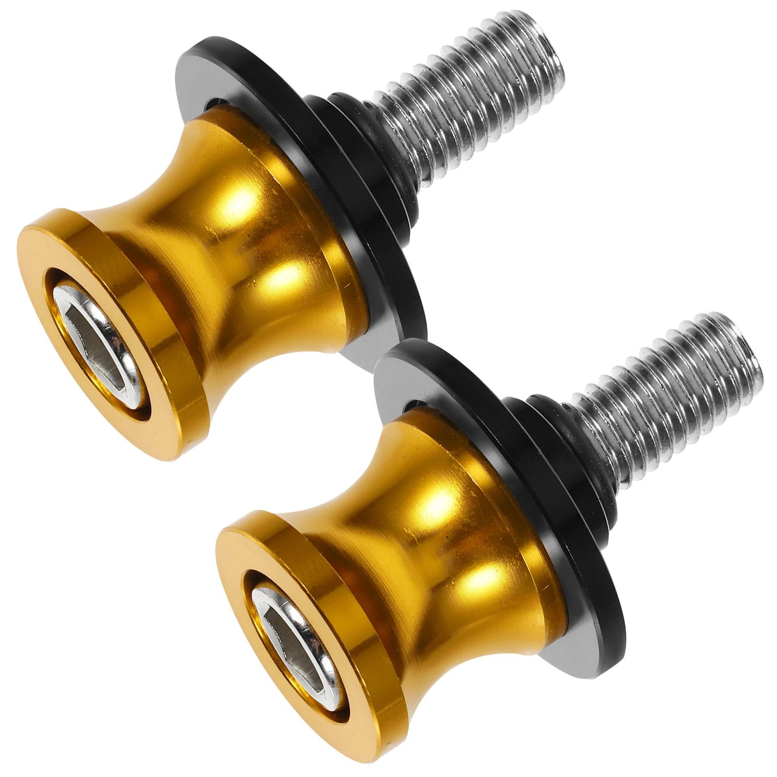 

1 Set Iron Swing Arm Spools Swingarm Stand Screw 10Mm Motorcycle Frame Slider Universal Rear Start Screws Vibrant Color Durable