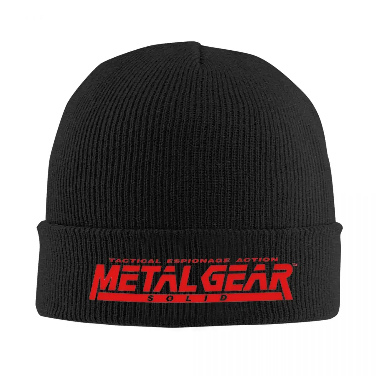 Metal Gear Solid Bonnet Hats Beanie Hats Custom Skullies Beanies Autumn Winter Street Y2K Female Male Outdoor Warm Soft Cap