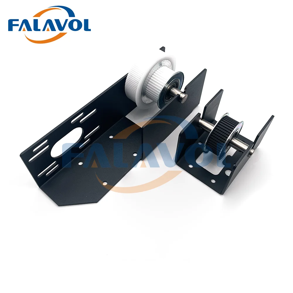 FALAVOL Printer Driving/Driven Pulley Timing Belt Pulley 45 Teeth with Holder Frame for Senyang/Hoson XP600 Board Inkjet Printer