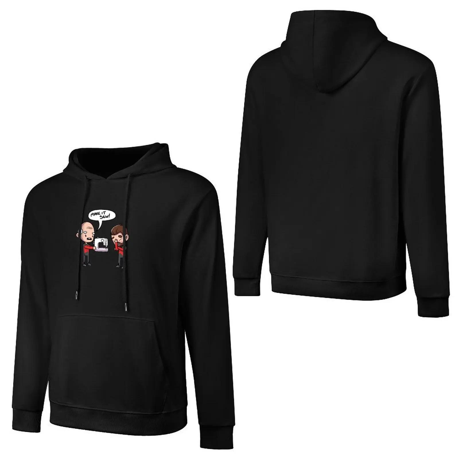 Make It Sew Pullover Hoodie anime clothing clothes for men streetwear men graphic hoodies