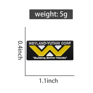 Science Fiction Film Enamel Pins, Broche de Cartoon Movie, Emblema de Metal Decorativo, Acessórios Mochila, Jóias para Amigos 8 principais vendas pins filme - №3