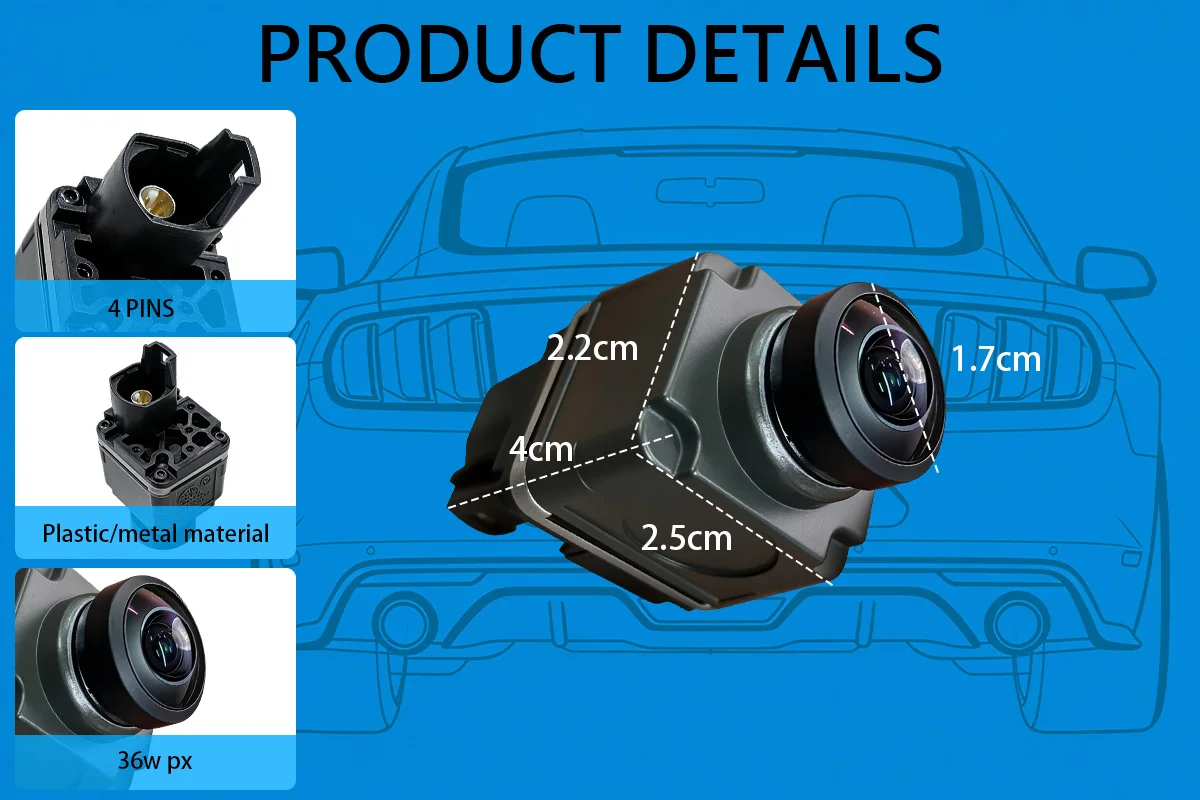 7P6980551C Rückfahrkamera Einparkhilfe Rückfahrassistent für Audi A6 A7 A8 Q7 Volkswagen Touareg 2011-2018 Rückfahrkamera Zubehör – Detail 5