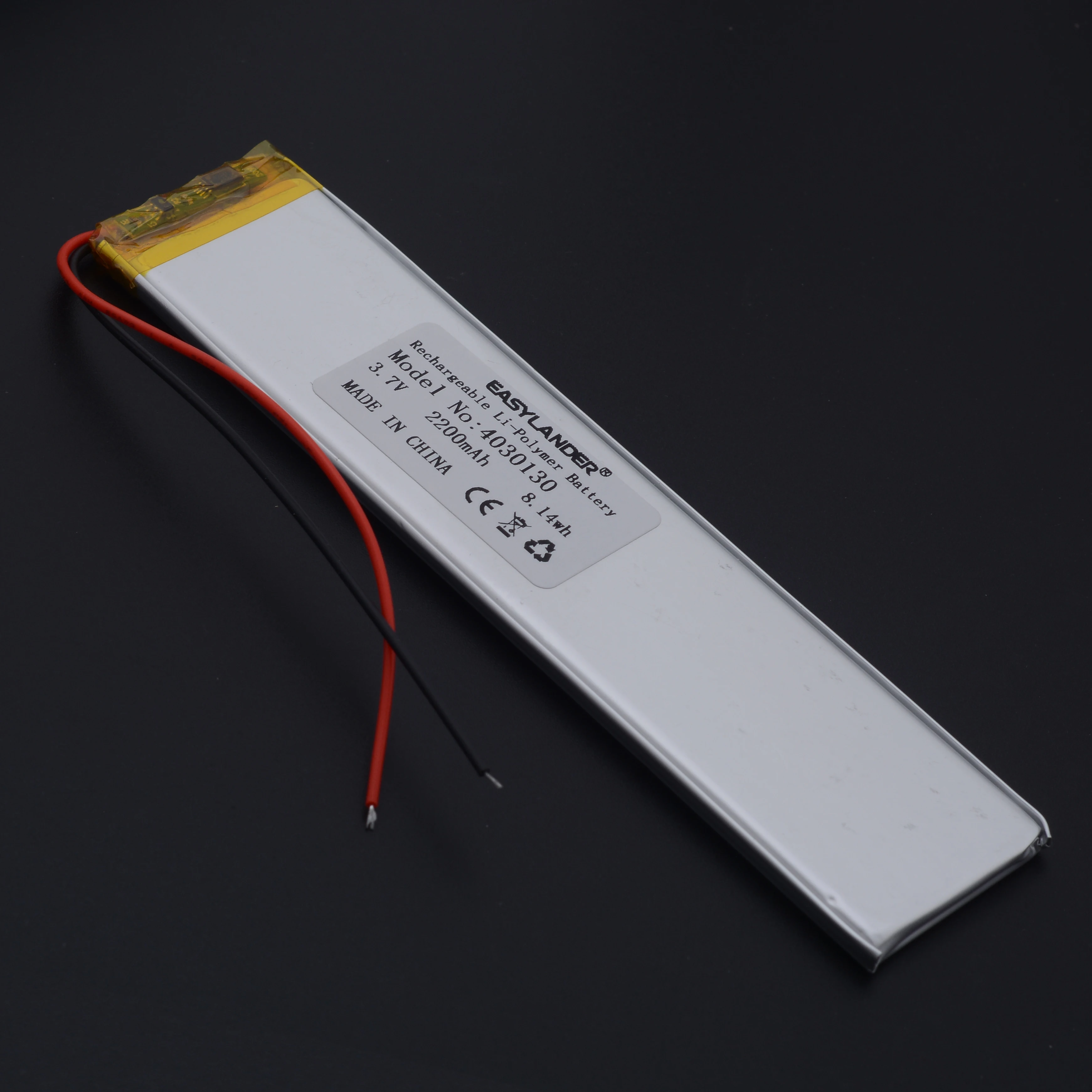 4030130 3.7V 2200mAh Lithium Polymer LiPo Rechargeable Battery Li cells For PAD DVD E-book Note Book Bluetooth Headset Mobile