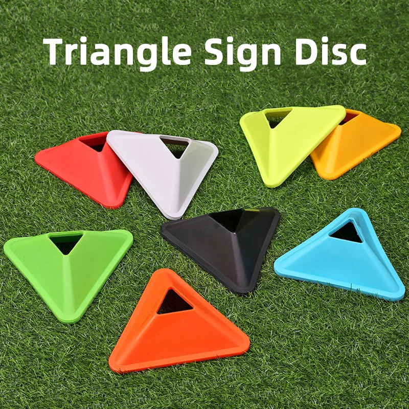 

Outdoor Triangle Football Training Sign Disc, Basketball, Soccer Obstacle, Roadblock Pile, Sports Accessories, 8 Colors