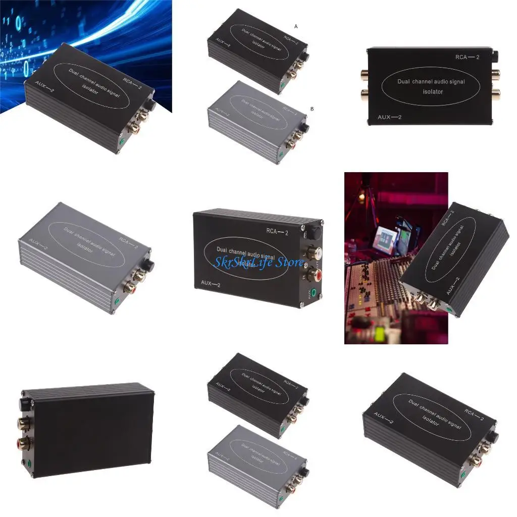 

E65E Compact GroundLoop Isolators 3.5mm Noise Isolators Eliminators Noise Reducing