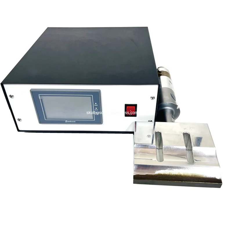 آلة ختم الأكواب الورقية بالموجات فوق الصوتية مولد هزاز ورأس لحام الألومنيوم 150 * 13 مم