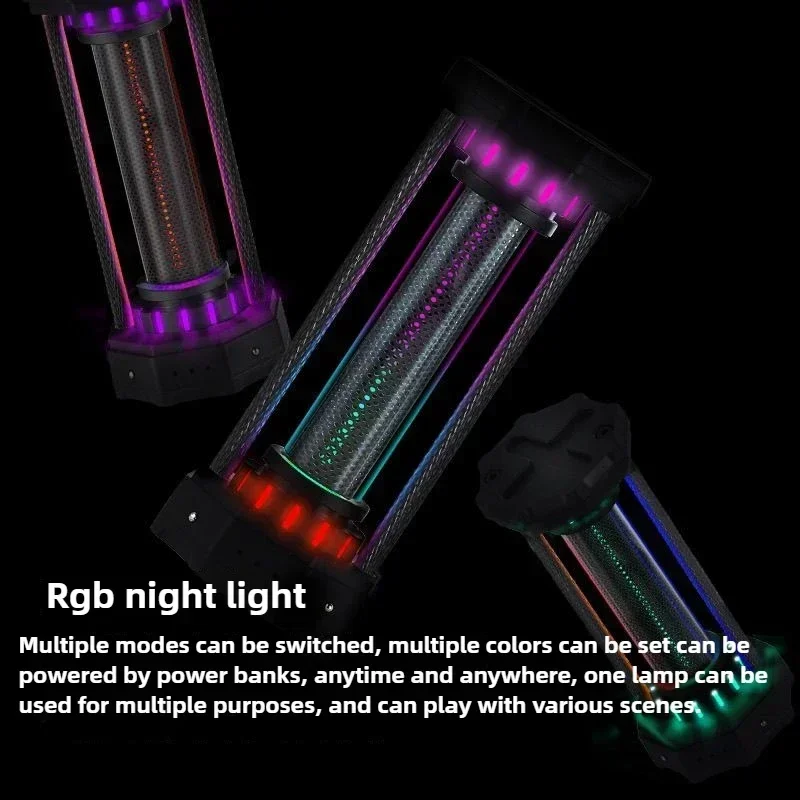 NEW Retro Tube Night Light Electronic Tube Music Spectrometer Level Pickup Rhythm Light Desktop Ornament