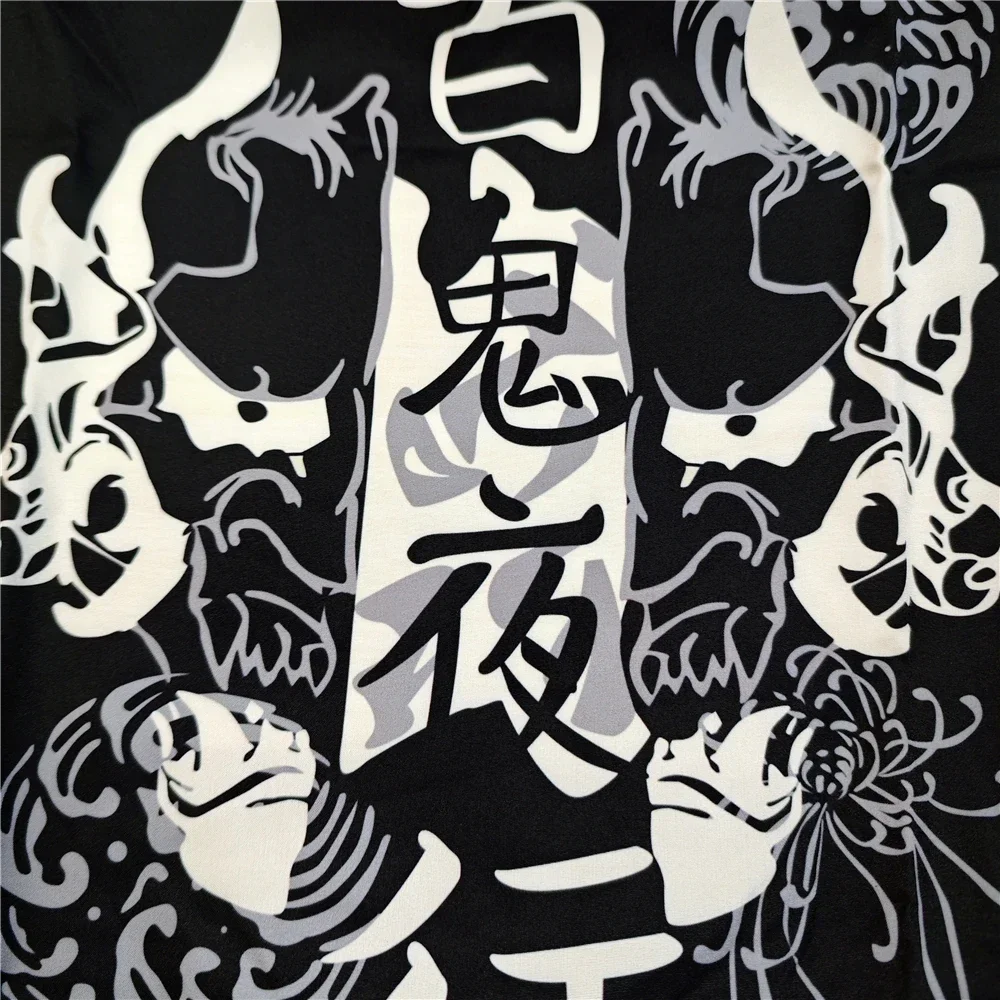 Tradizionale giapponese Kimono Cardigan donna e uomo stile cinese Haori Yukata Costume Cosplay stampato in 3D giappone Prajna Mask Tops