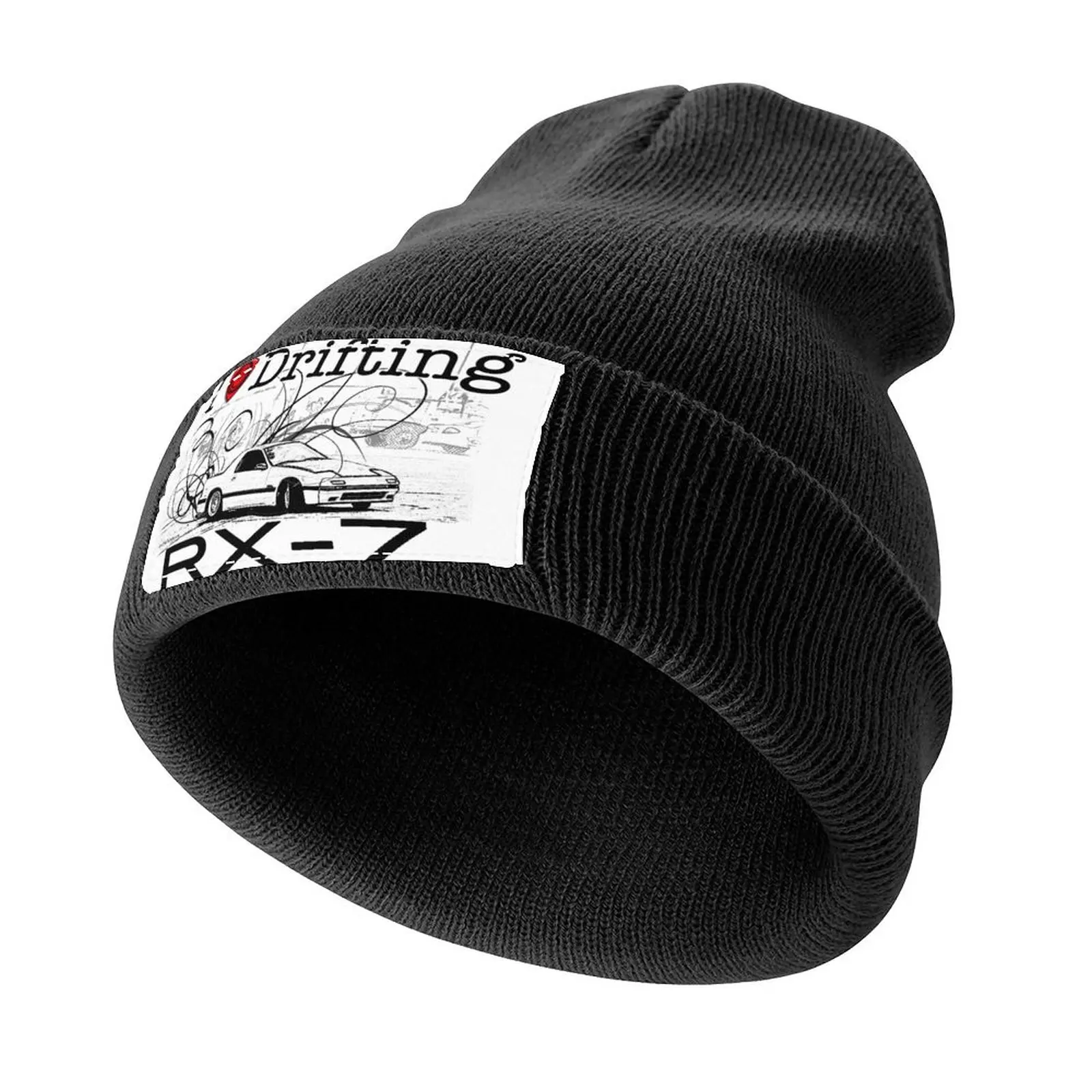 

I love Drifting RX7 Knitted Cap derby hat Trucker Cap Thermal Visor Snapback Cap For Women 2025 Men's