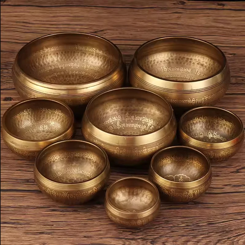 

Nepal Tibetan Sound Bowls 8 size Himalayan Buddhist Yoga Meditation Singing Bowl