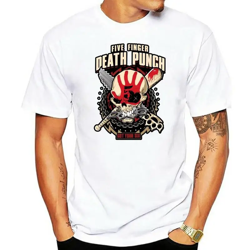 New Fashion WomenMen Five Finger Death Punch 3D Print Casual T-Shirt G69