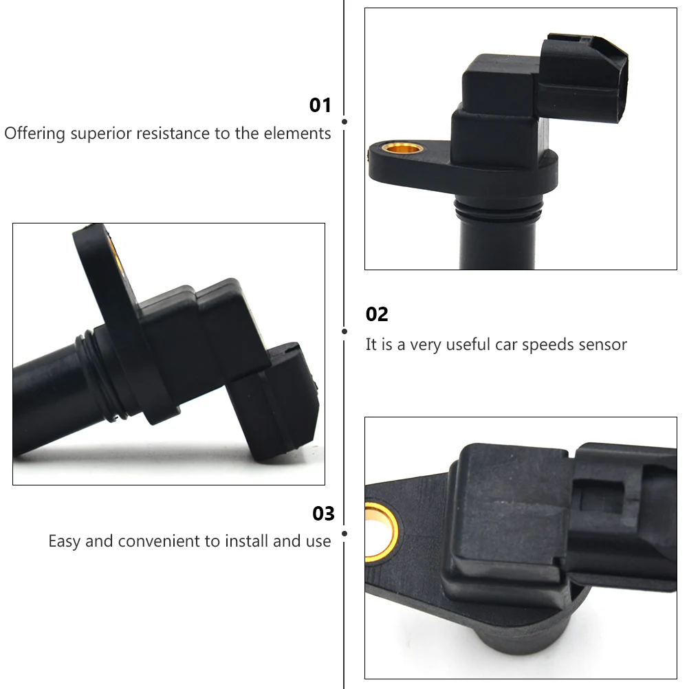 

1 Pair Vehicle Speed Automatic Transmission Input Output Sensor Durable Reinforced Plastic Car Parts Accessories Speed Sensor
