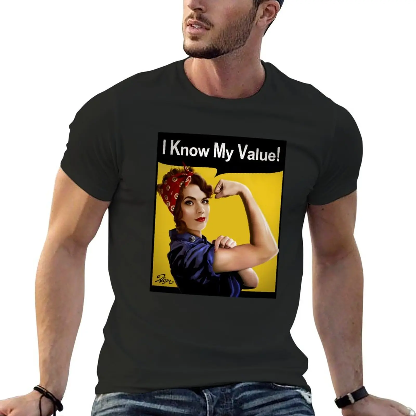 

I Know My Value T-Shirt cute clothes customs design your own summer tops plus size men clothing