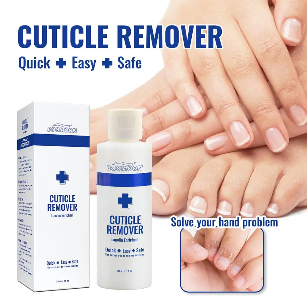 Nail Cuticle Remover Liquid Removal Gel Hydrating Moisturizing Strengthening Liquid Cuticle Remover For Dry Cuticles Nail Care