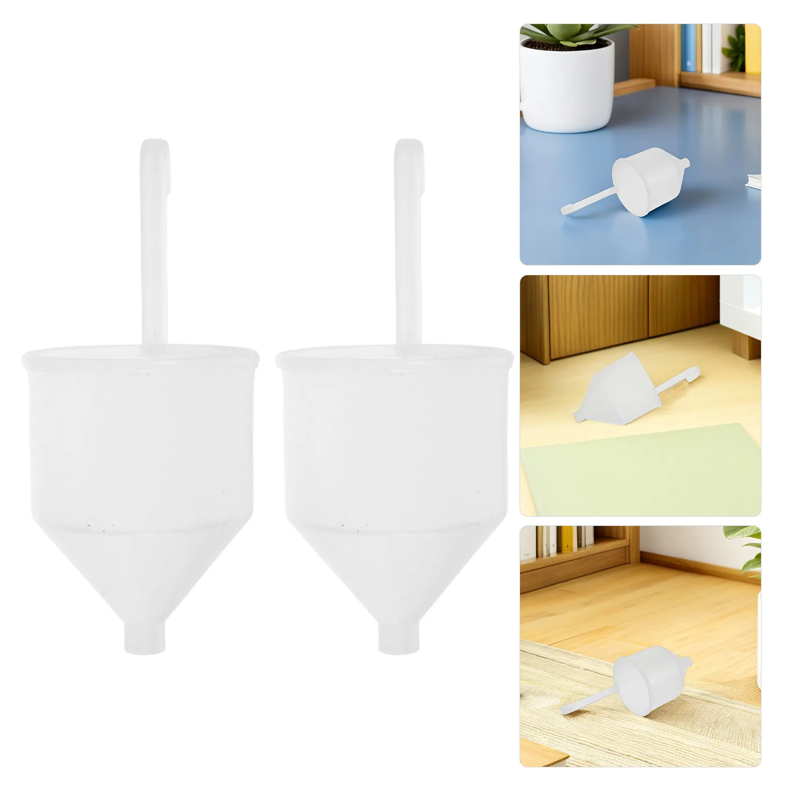 4Pcs Viscosity Flow Cup Plastic Paint Consistency Tester Precise Thickness Measurement for Epoxy Automotive Paint Coating