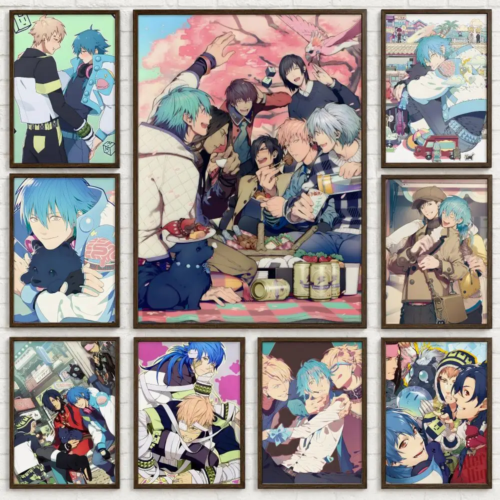 Game DRAMAtical Murder Poster Self-adhesive Art Waterproof Paper Sticker Coffee House Bar Room Wall Decor