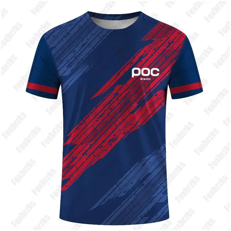 

Blacks poc 2024 Motocross Jersey Mtb Downhill Jeresy Cycling T-shirt Mountain Bike Maillot Ciclismo Hombre QuickDry Woman