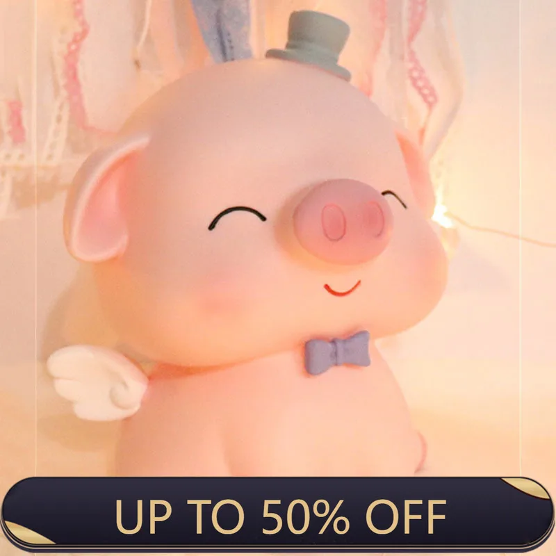 Creative Cartoon Piggy Bank Unbreakable Design Large Capacity Money Box Access Slot Saving Fun Educational Gift Kids Boys Girls