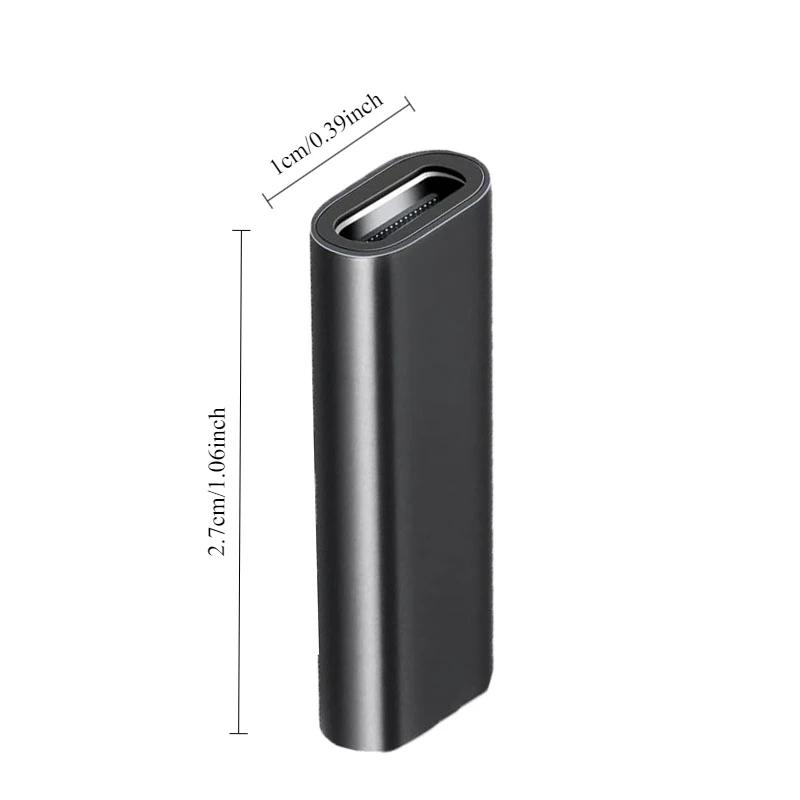 USB C Female to Female Adapter USB C 3.1 Coupler for Connecting Two Type C Cable, for Phone Tablet and Extension Connecto