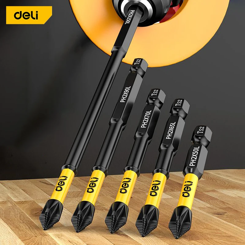 Non-slip Cross Screwdriver Magnetic Batch Head High Hardness PH2 Screwdriver Bit Screw Driver Impact Drill Bit Hand Tools