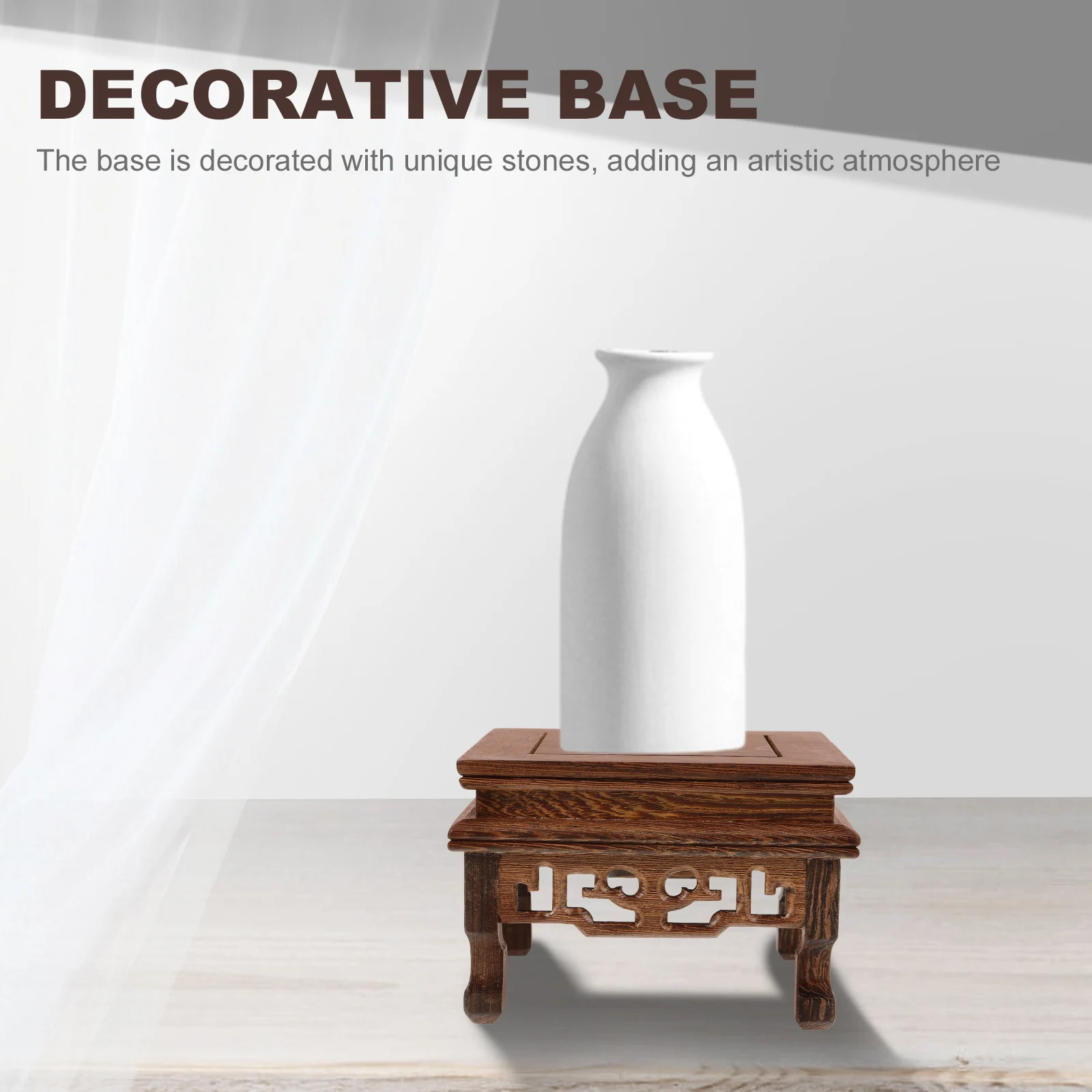 قاعدة بونساي عرض موقف زهور داخلية زارع الناهض للنباتات مزرعة الركيزة سطح المكتب