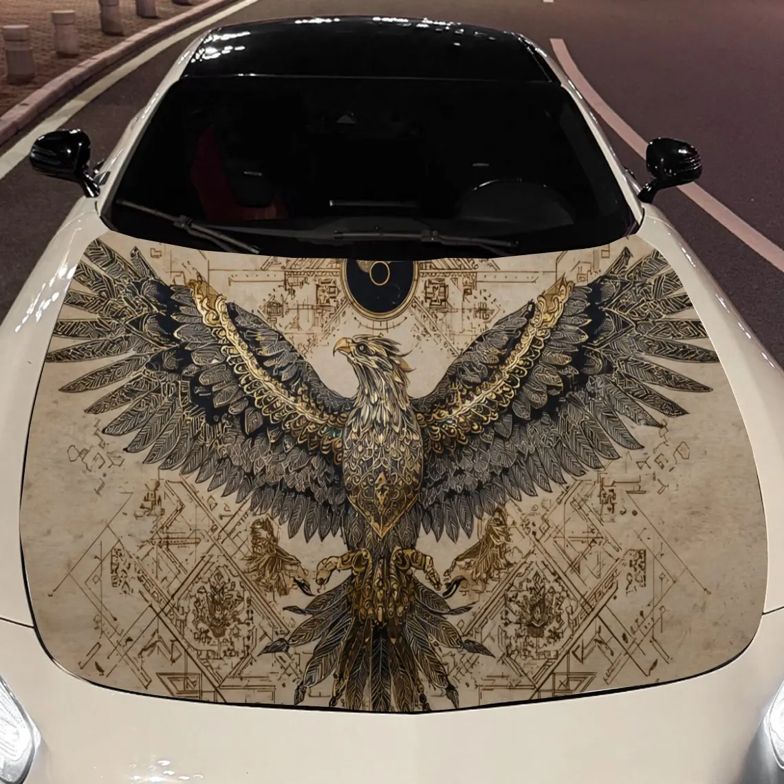 

Механический орел, копия, виниловые наклейки на капот автомобиля, защитная поверхность автомобиля, наклейка, украшение автомобиля, виниловые наклейки, водонепроницаемые