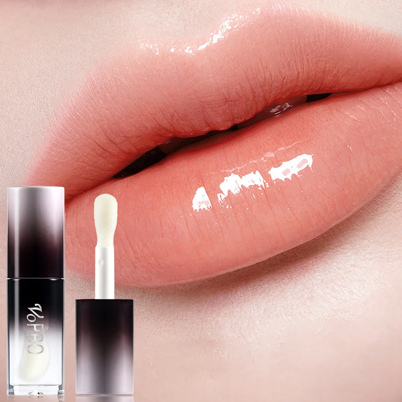 Óleo de essência de brilho labial hidratante - vitamina E, bálsamo labial hidratante e nutritivo, lábios hidratados macios de longa duração, não gordurosos e macios