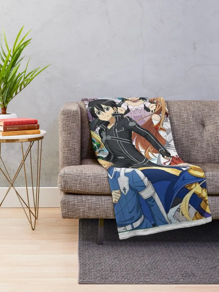 Sword Art Throw Blanket Decorative Throw Kid'S Sofas Blankets