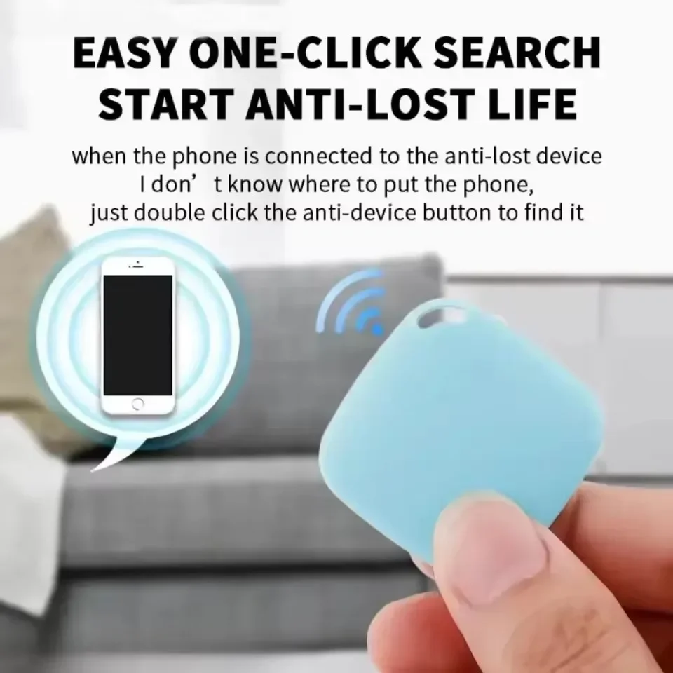 ZLRLMHY Anti Loss Device, Circular Pet, Children's Bag, Wallet Tracking, Intelligent Locator, Mini Bluetooth 5.0 Tracker