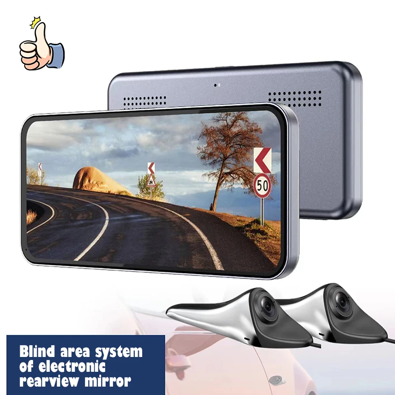 cms driving recorder com camera hd acessorios para carro aviso bsd duas cameras wifi voz funcao de monitoramento de estacionamento 24h 625 polegada 01