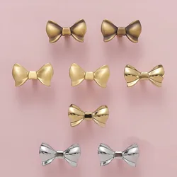 Pure Brass Furniture Handle Gold Children Handles for Drawers Exquisite Peach Heart Shape Children's Room Decoration Kids Knob