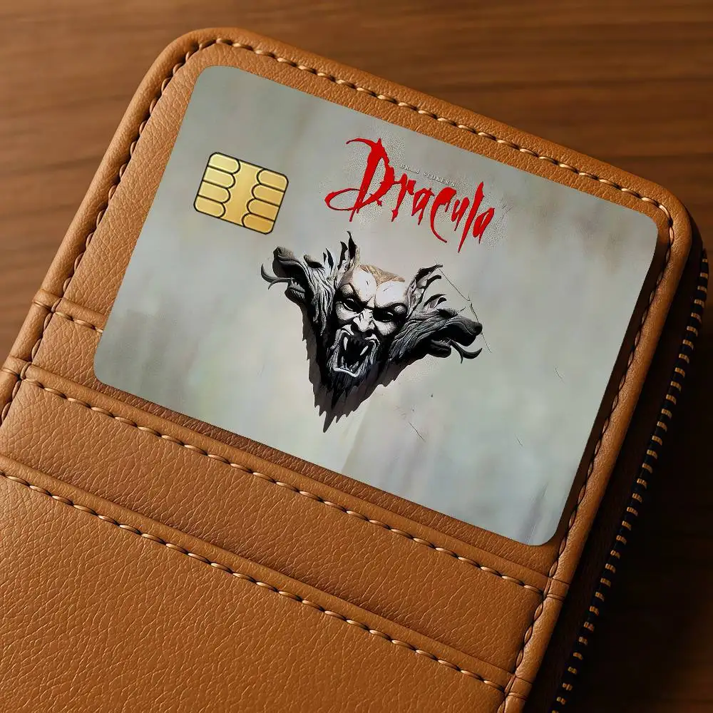 Movie B-Bram Stoker's Dracula Credit Skin Cover Card Stickers 4PCS Film Bus Pass Front Decoration Bank Debit Waterproof